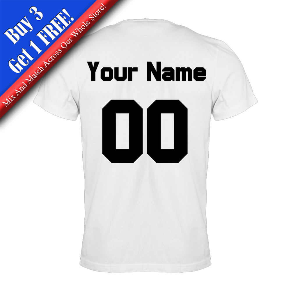 Personalised Men's Football T-Shirt, Various Sizes and Colours ...