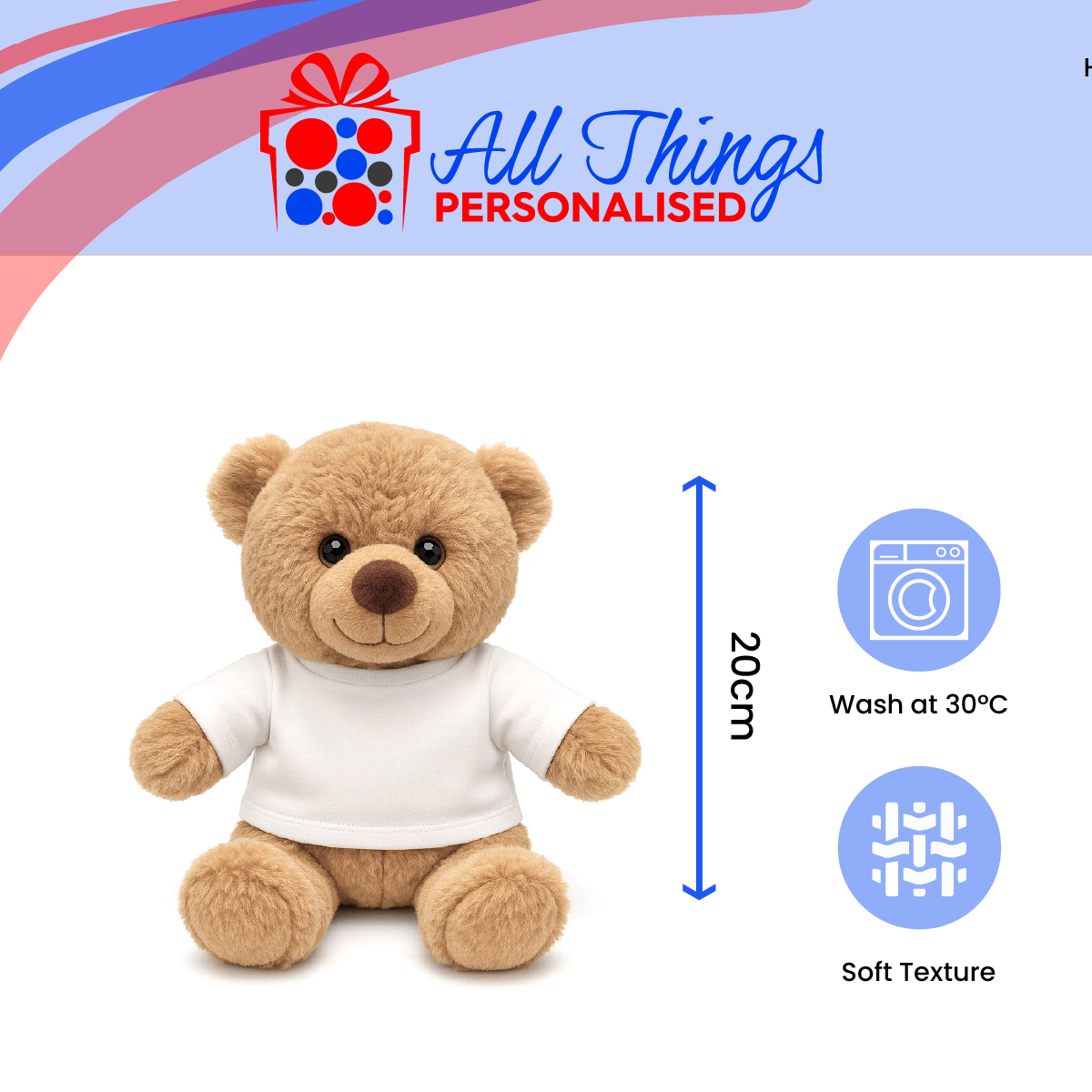 Personalised Teddy Bear with Top Class Teacher Design - Picture 12 of 15